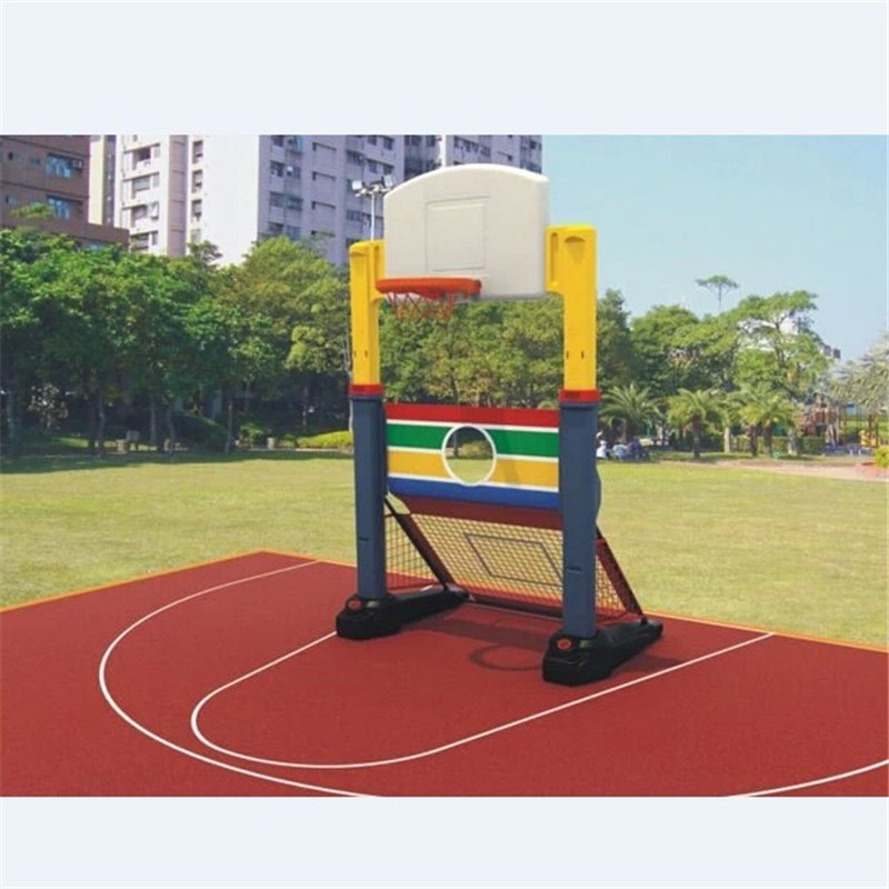 Kindergarten children's large outdoor outdoor basketball rack football door dual-use two-in-one equipment playground shot