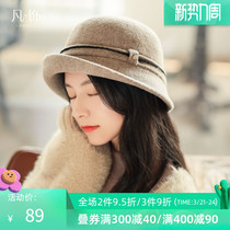 Cap children Winter Korean version 100 Tower days Berehat woman comeback ancient autumn winter wool fisherman hat round face woolen pelvic hat