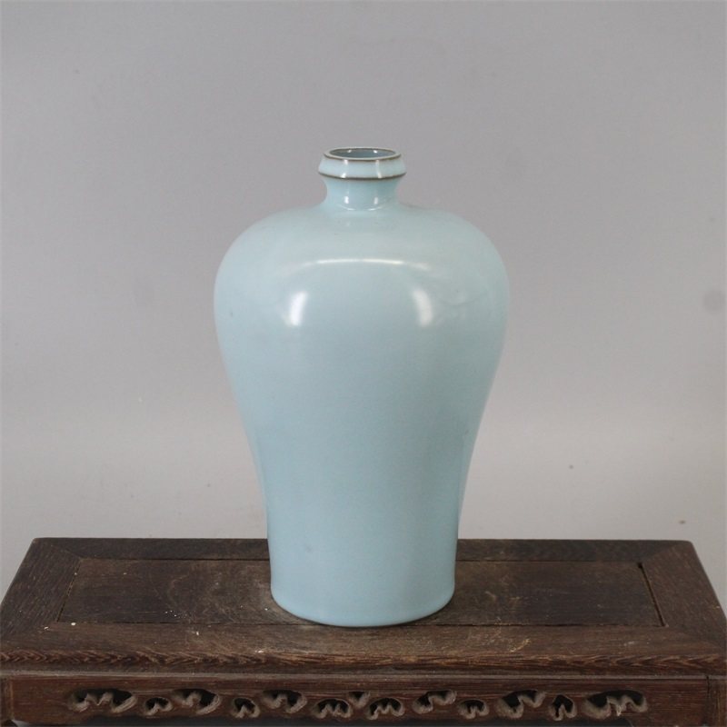 宋代 汝窯 青磁 魚瓶 花瓶 中国 古玩 梅瓶 古美術 宋代 汝窯