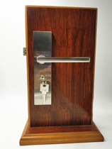 Indoor bedroom door lock household solid wood door handle universal lock zinc alloy bathroom door lock