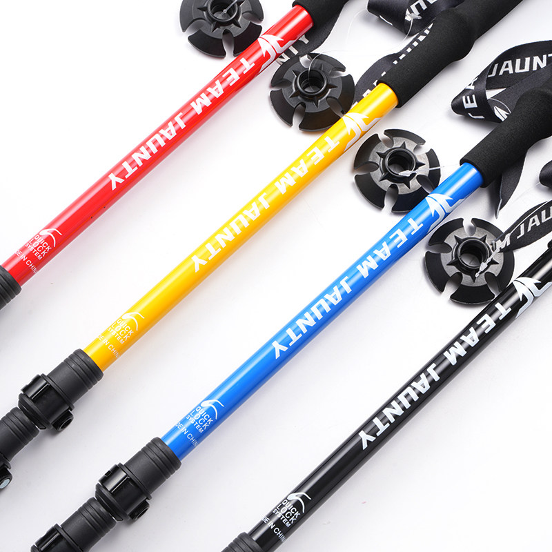 登山杖户外徒步爬山旅行徒步装备铝合金超轻高强合金锁扣三节手杖详情5