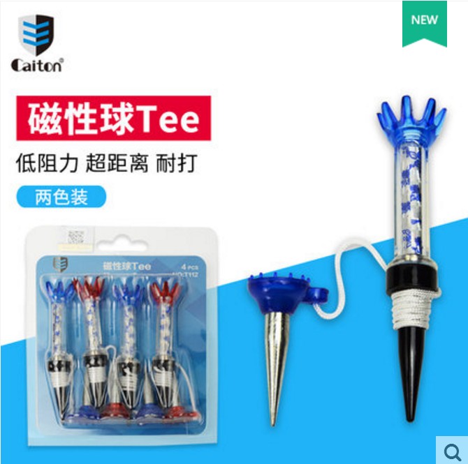 HOT PIN T112Caiton GOLF NAIL BALL TEE BALL Four-Mount Magnetic Ball Terraced Tee Fitting Accessories