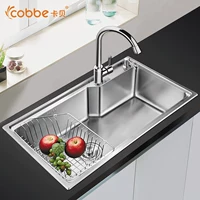 Carba 304 раковина из нержавеющей стали однопоставленное набор для водного бассейна для мытья пруд кухонный пруд бассейн Большой горшок бассейн