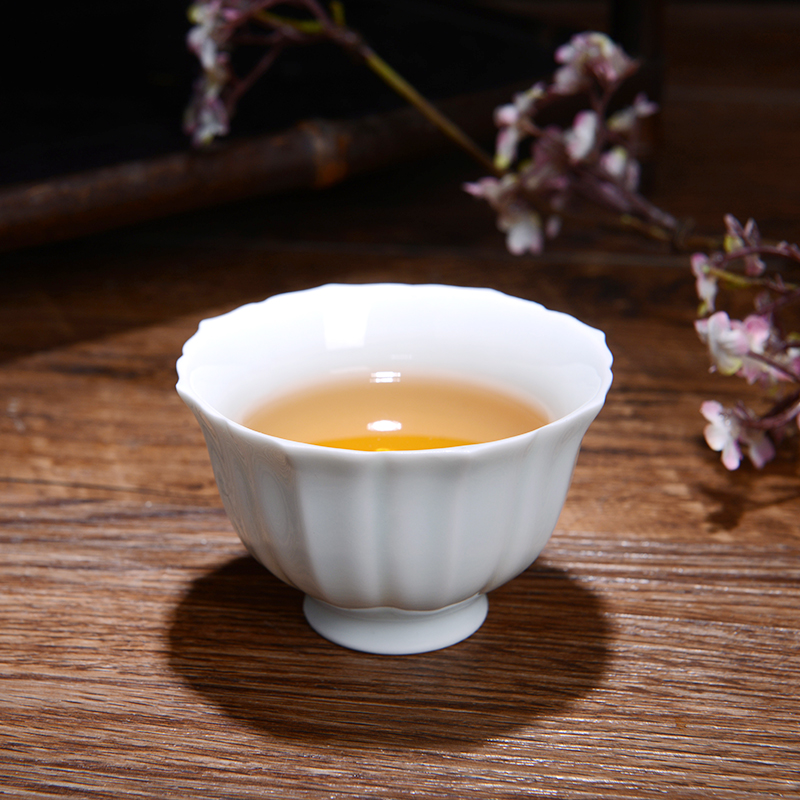 Jingdezhen kung fu tea cups ceramic celadon noggin masters cup single personal handless small cup sample tea cup only