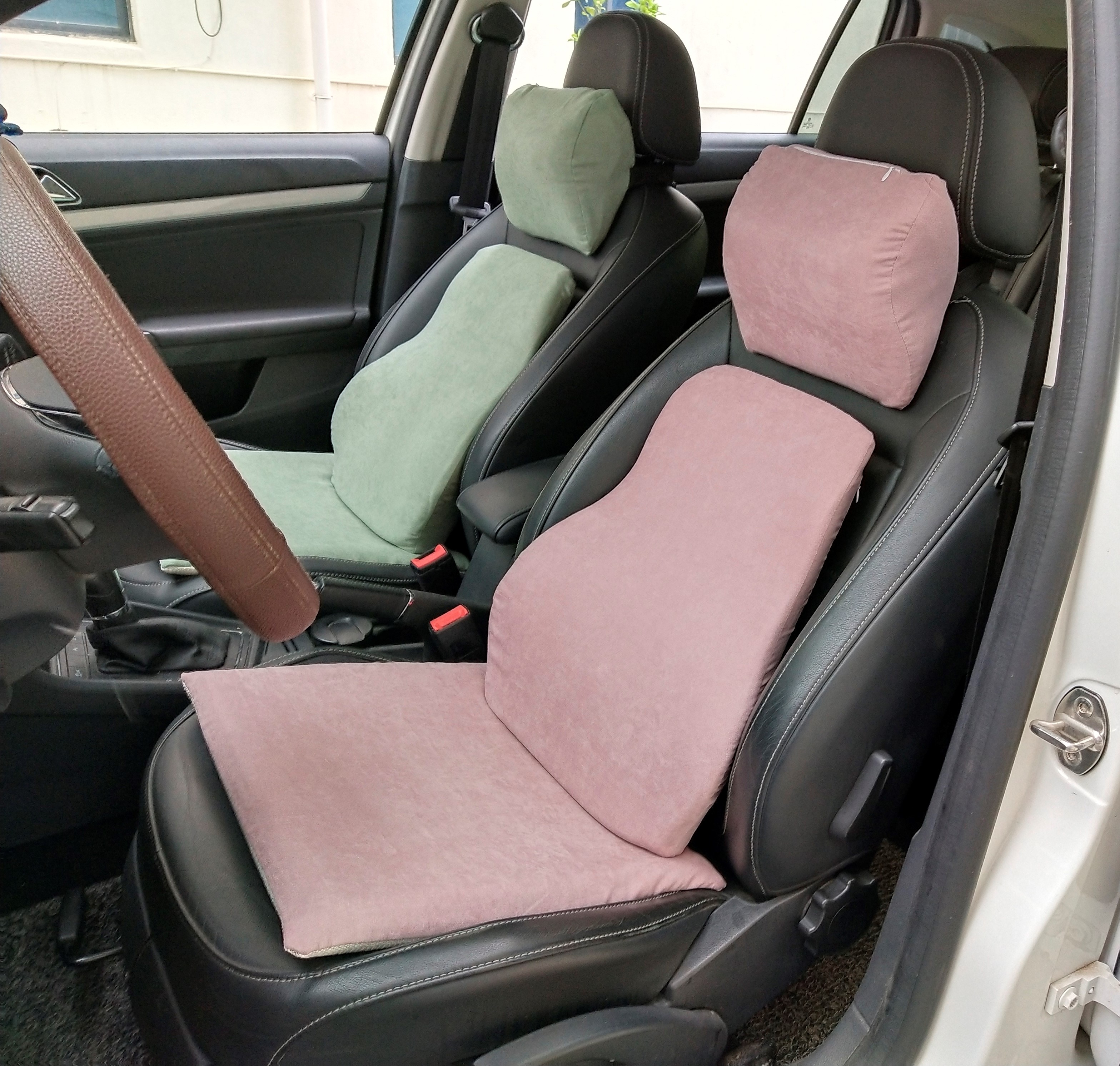 Simple Day Style New Fabric Memory Cotton Waist Pillow Chronic Bomb Comfort Headrest Office Chair Cushion Waist Close To Removable Wash-Taobao