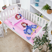 Childrens kindergarten nap thick silk cotton mattress cartoon crib covering baby baby mattress