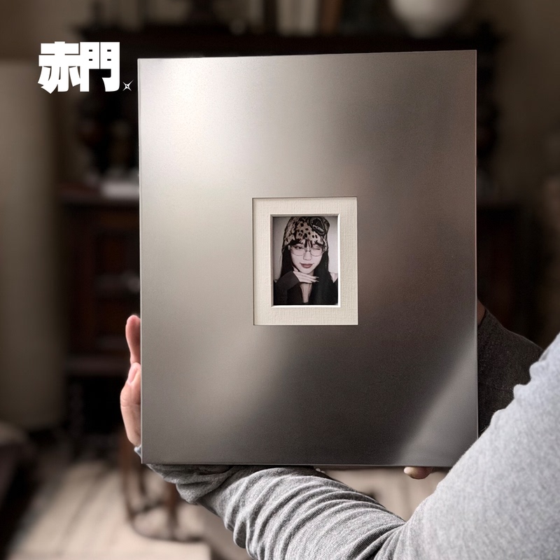 Matte Stainless Steel Metal Photo Frame for Fujifilm Instax Photos, Minimalist Display Stand, Bauhaus Decorative Ornament Matte Stainless Steel Metal Photo Frame for Fujifilm Instax Photos, Minimalist Display Stand, Bauhaus Decorative Ornament