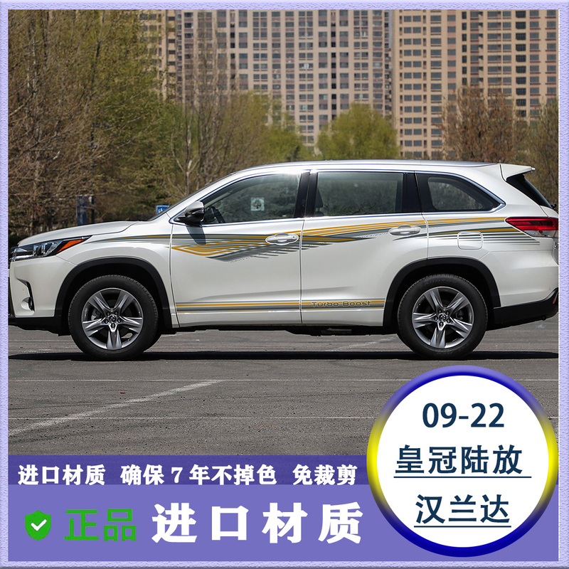 Suitable for 09-26 Toyota Highlander Body Stickers, Decorative Stripes, Creative and Personalized Modified Body Stickers Suitable for 09-26 Toyota Highlander Body Stickers, Decorative Stripes, Creative and Personalized Modified Body Stickers