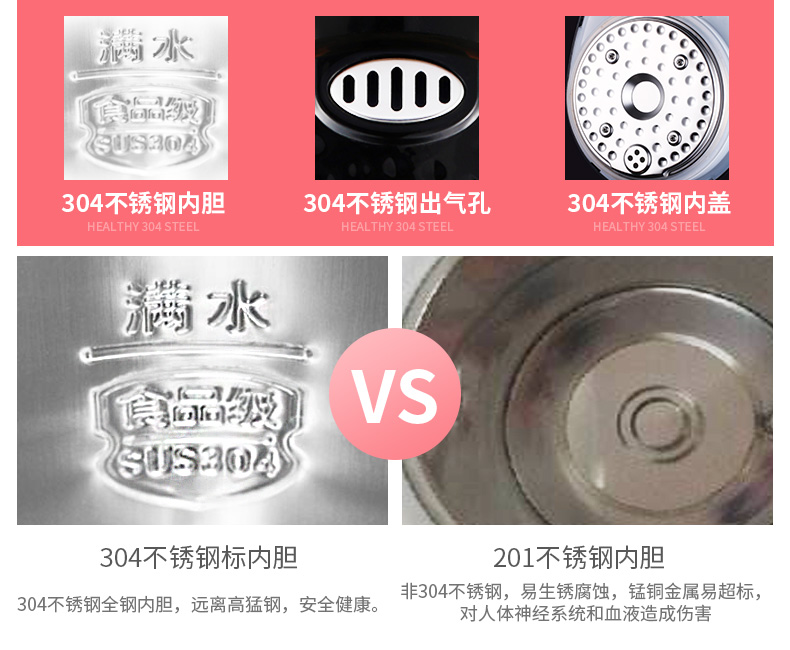 Bình nóng lạnh Apaqi YR-522 bình nóng lạnh tự động gia dụng inox ấm đun nước điện nhiệt độ không đổi một 5l - ấm đun nước điện bình siêu tốc