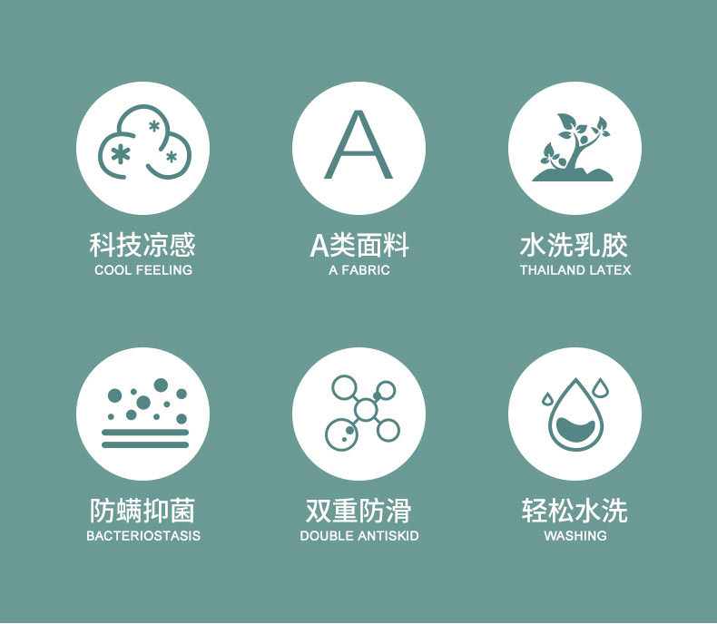 Higha HIGHA類乳膠涼席三件套冰絲涼席床笠2025新款夏季空調席子可機洗|乳膠席|ETMall東森購物網