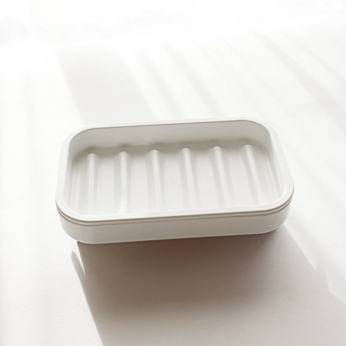 Чисто белая мыльница без пунша Uncle Dake, двухслойная мыльница