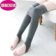 Quảng Đông mùa thu và mùa đông trẻ em romper vớ đáy dày cộng với cô gái nhung vớ đen nhảy trắng em bé quần dài cotton