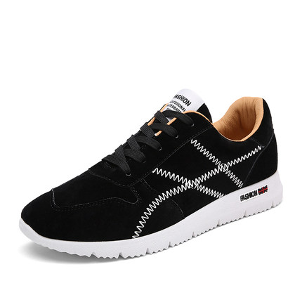 男鞋秋季潮鞋2017新款休闲鞋户外跑步运动鞋韩版潮流百搭阿甘鞋子