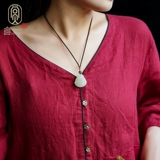 Будда из нефрита, подвеска, ожерелье, чай Тегуаньинь