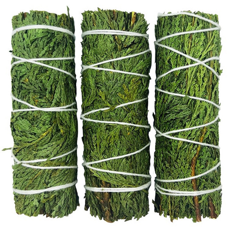 Cedar Sage Cedar Sticks Imported from the United States, White Sage Space Cleansing Incense, Red Cedar, Cedar Bundle 30g