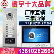  Aiteda directly presses the video intercom doorbell electronic home villa intercom call unlock password credit card access control
