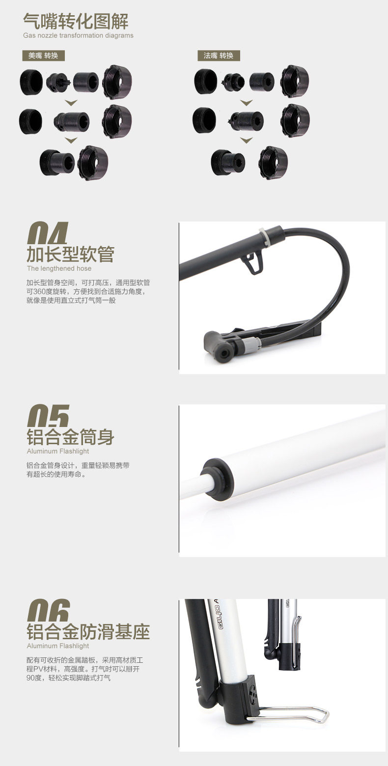 Pompe à vélo GIYO - Ref 2390736 Image 13