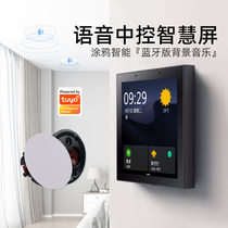 Graffiti Smart Home ZigBee Gateway Control Screen Voice Scenario Bluetooth Background Music Host Wireless Horn