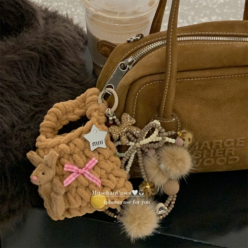 Apple, совместимая льняная сумка с бантиком, беспроводные наушники, сумка для техники, подвеска, с медвежатами, 2, bluetooth, pro2, 3