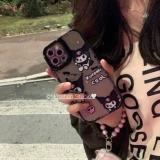Корейский ins темно-сладкий крутой мультяшный кот подходит для iphone13promax apple 12 прозрачный девчачий мягкий чехол