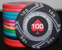 High quality ceramic chips professional out of print customized all kinds of Texas Holdem club special ceramic chips