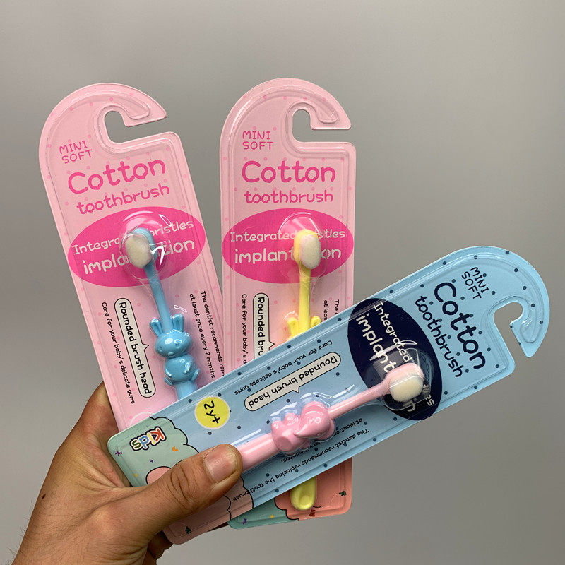 Young children's 10,000-hair soft-bristled milk toothbrush 2-3-5-6-12 years old tooth changing period ultra-fine ultra-soft baby tooth protection fine toothbrush