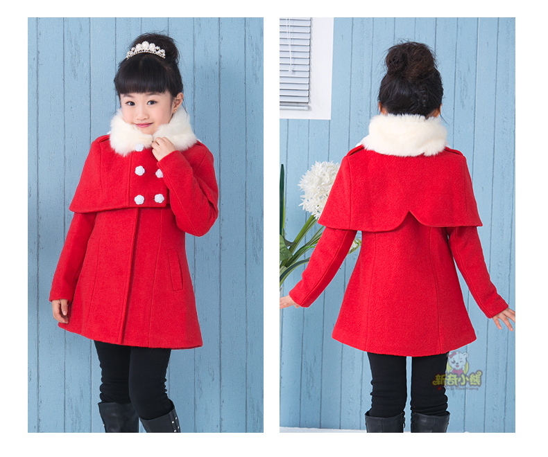 Manteau pour fille en mélange - Ref 2161857 Image 26