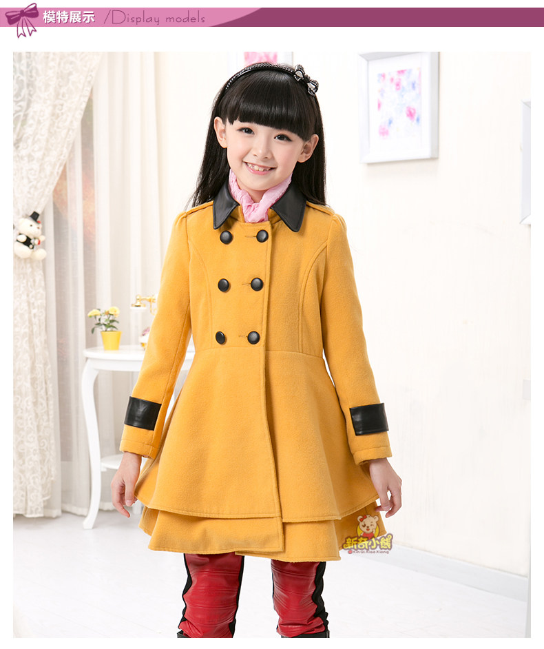 Manteau pour fille en mélange - Ref 2161674 Image 20