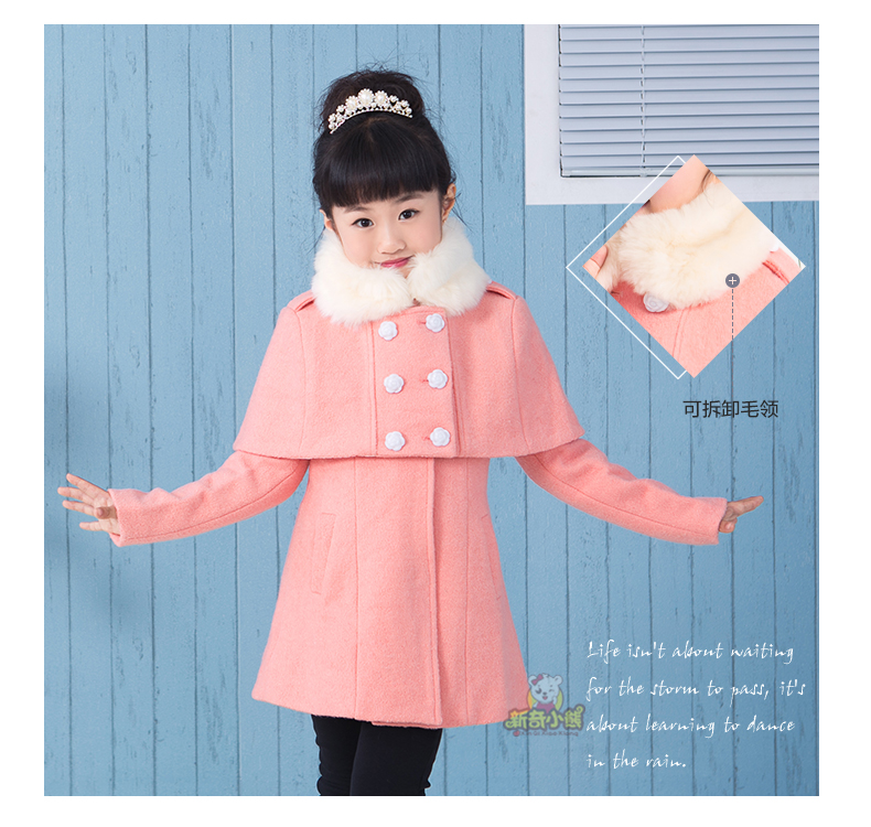 Manteau pour fille en mélange - Ref 2161857 Image 31