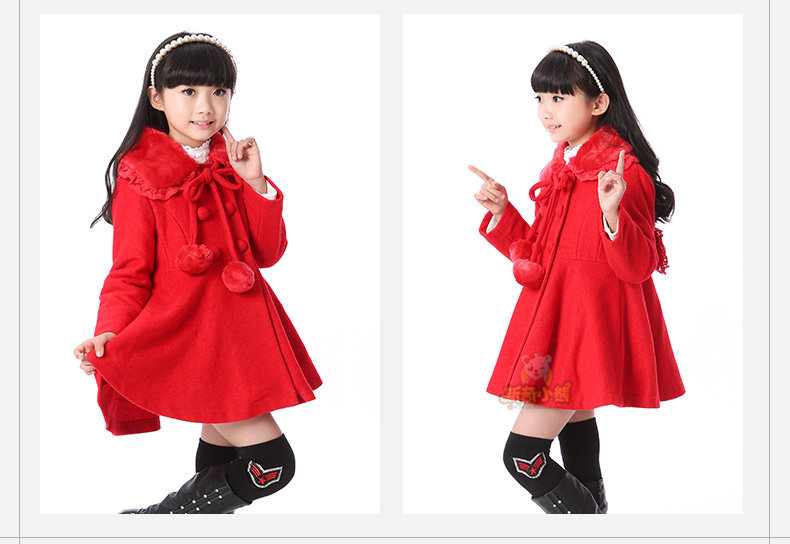 Manteau pour fille en laine - Ref 2161998 Image 24