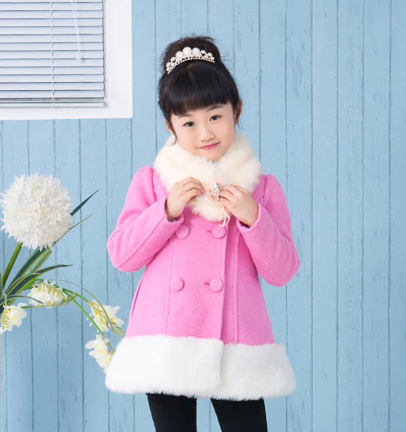 Manteau pour fille en laine - Ref 2161718 Image 7