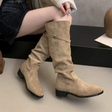 Демисезонные хаки высокие сапоги, ботинки, по фигуре