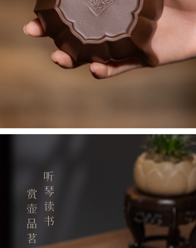 Guyuetang Yixing gốc khoáng đất sét tím ấm trà nguyên chất handmade ấm trà đích thực hộ gia đình Trung Quốc bộ trà Qingquan bán ấm tử sa