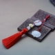 Phụ kiện sườn xám Hòa bình khóa hoa sen Handmade cổ điển Trung Quốc sườn xám áp lực cổ áo khóa Fringe trâm cài