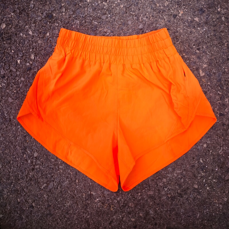 Foreign Trade Export Dopamine-Colored Marathon Fluorescent Quick-Drying Breathable Anti-Exposure Running Fitness Yoga Sports Shorts