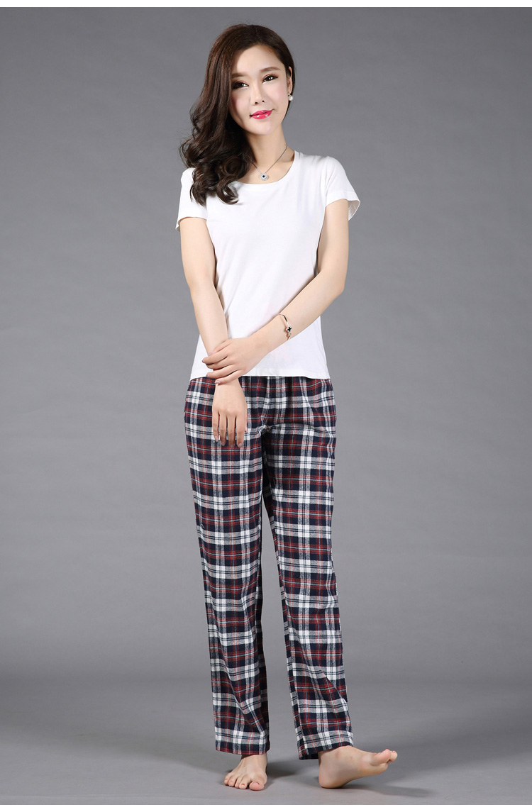 Quần ngủ nữ quần cotton mùa thu và mùa đông quần trẻ em nhà quần mùa xuân quần nhà sống quần kaki nam