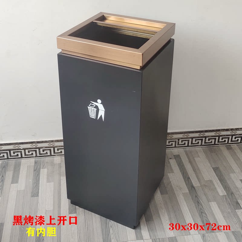 Hotel Lobby Upright Trash Can Sample House Display Center Stainless commercial lift mouth ktv smoking corridor with cigarette ash tray