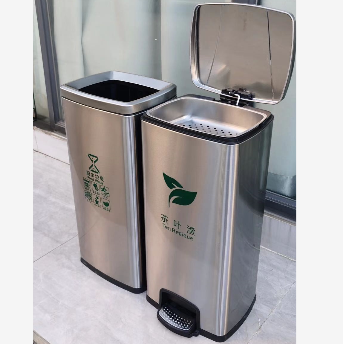 Stainless Steel Tea Water Barrel Tea Residue Barrel Drain Barrel Tea Barrel Tea Bins Utilita Tea Accessories Water water Wastewater Barrels