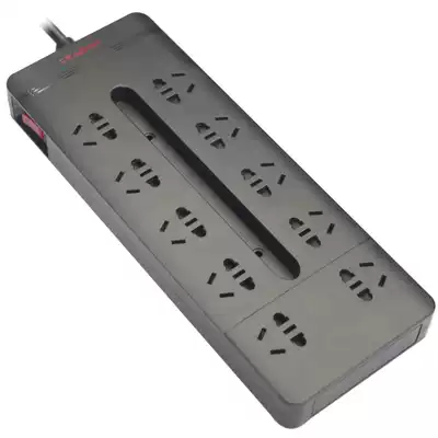 Lile 10 lightning protection socket anti-surge and anti-overload large-pitch plug-in extension cable to play Customer Cloud equipment wiring board