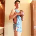 Mạnh mẽ manview thời trang nam vest thể dục rào cản nhanh khô