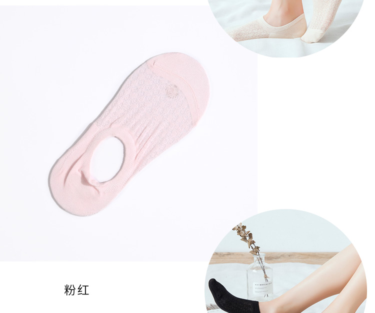 Vớ nữ vớ nông nông phần mỏng cotton vô hình lưới mùa hè thoáng khí thấp để giúp thuyền vớ vớ sợi tre tất uniqlo