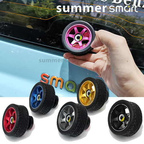 Suitable for Smart Car Trunk Opening Assist Handle, Tailgate Handle, Spare Tire, Tire Car Sticker