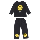 Детская пижама, хлопковый лонгслив для принцессы, комплект для девочек, осенняя, детская одежда, в западном стиле