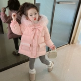 Демисезонный детский пуховик с пухом, детская куртка, детская одежда, в западном стиле