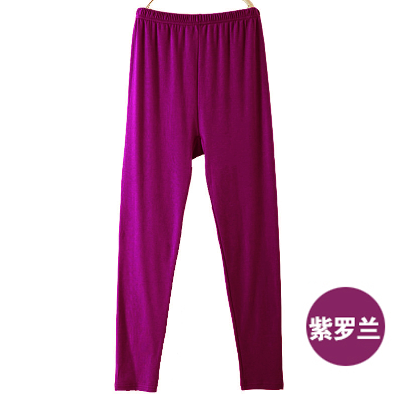 Quần mùa thu cotton nữ cộng với size to 2018 quần mới dòng trung niên mẹ cao eo cotton cotton đáy quần quần cotton nữ trung niên