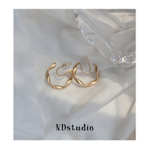 ND Aural Ear Clip Retro Port Wind Twist Frosted Matt Extremely Brief Senior C Ring Painless Mosquito Coil Pan Ear Clip