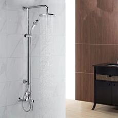 Смеситель для душа kohler/科勒 k-5428tc4-cp 齐悦双花洒淋浴柱