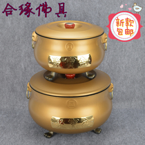 Enamel Cornucopia Treasure Barrel Burning Barrel Stainless Steel Cornucopia Treasure Gold Barrel Burning Paper Money Bucket