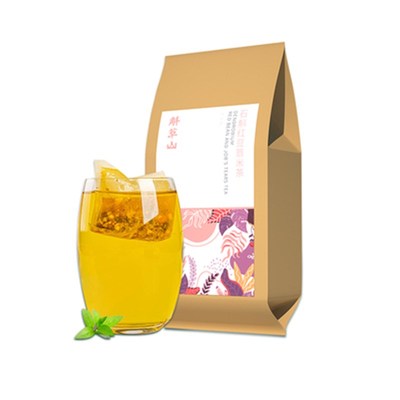 斛草山石斛红豆薏米芡实茶饮赤小豆薏仁茶