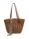 High-End Straw Woven Bag for Women 2026 New Summer Large-Capacity Shoulder Tote Bag Seaside Vacation Beach Woven Bag
